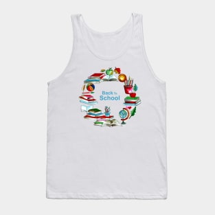 Back To School Books Tank Top